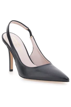 Schwarze Damen Slingback Pumps 3837-PITTARELLO GLAM Hot