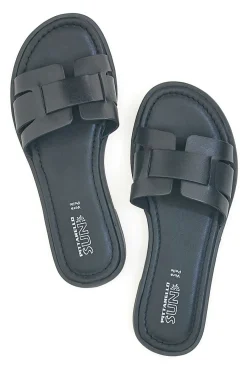 e flache Hausschuhe aus echtem Leder A6410104-PITTARELLO SUN Outlet