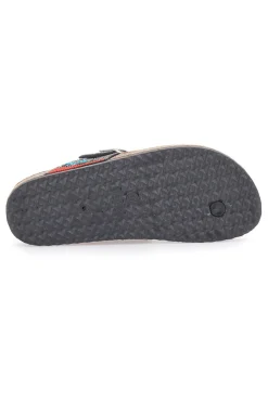 e Flip-Flops mit blauen und roten Steinen FIRST ROW 14179-PRIMA RIGA Online