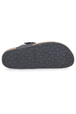 e Flip-Flops mit Schnalle und Innensohle aus echtem Leder 204-BIO UP Hot