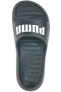 Schwarze Gummipantoffeln mit Maxi-Logo von Divecat V2 Lite-PUMA Best