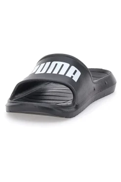 Schwarze Gummipantoffeln mit Maxi-Logo von Divecat V2 Lite-PUMA Best