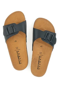 e Hausschuhe mit Band, hergestellt in Italien 335A21030SR-PITTARELLO TIERRA Hot