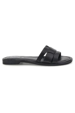 Schwarze Hausschuhe mit geflochtenen Riemen Pittarello Sonne TIMA641-PITTARELLO SUN New