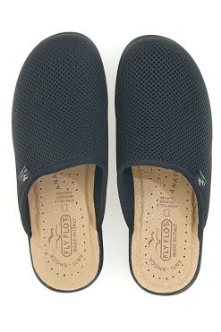 e Hausschuhe mit Lederfußbett, hergestellt in Italien, 83368-FLY FLOT Sale