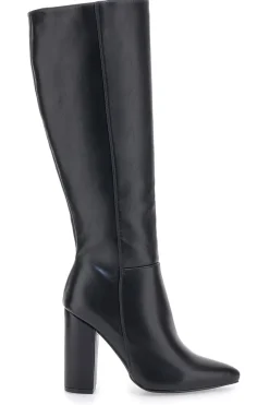 e kniehohe Stiefel mit hohem Absatz 500-THE FIRST Hot