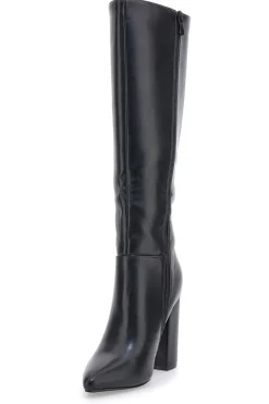 e kniehohe Stiefel mit hohem Absatz 500-THE FIRST Hot