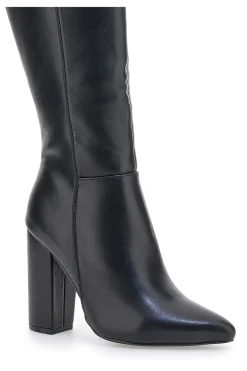 e kniehohe Stiefel mit hohem Absatz 500-THE FIRST Hot