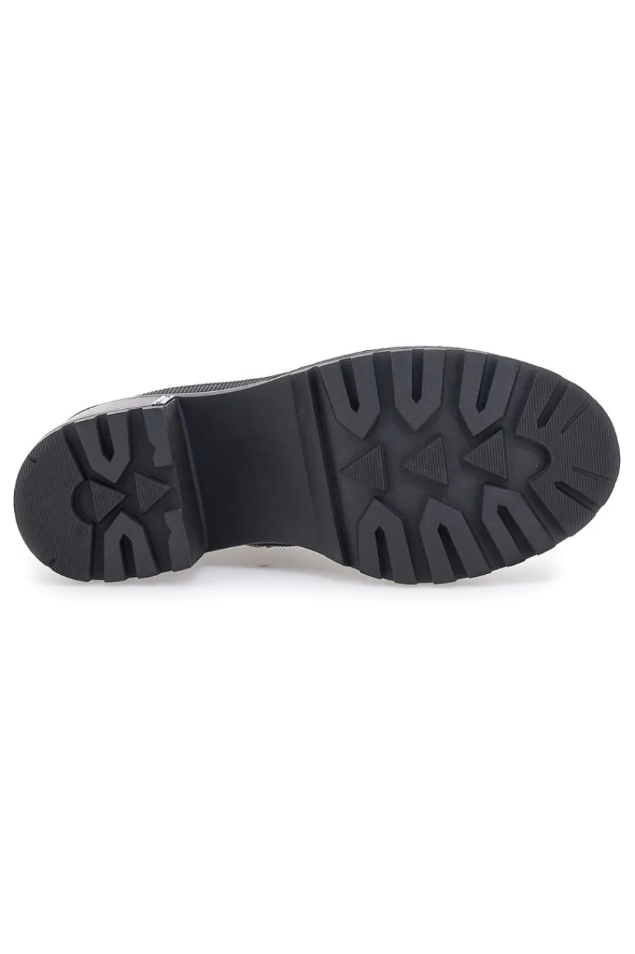 Schwarze Platform-Stiefeletten mit Stoffschaft 03-BETTYFLOWERS Hot