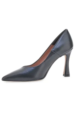 e Pumps aus echtem Leder mit Spool-Absatz 157-FRANCESCA GRITTI Sale