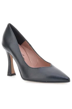 e Pumps aus echtem Leder mit Spool-Absatz 157-FRANCESCA GRITTI Sale