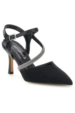 Schwarze Pumps mit Riemchen 65302-PITTARELLO COUTURE Best