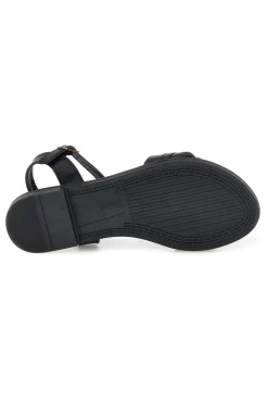 Schwarze Sandalen mit Zierkette PRE5384-MON DIEU Discount