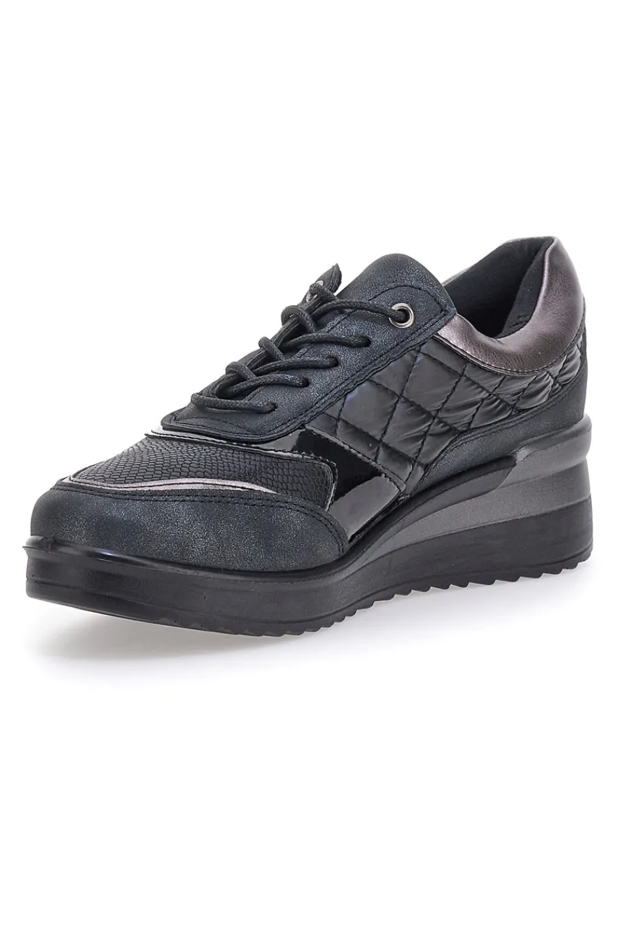 e Schnürschuhe mit Plateau 724072-MIO TEMPO