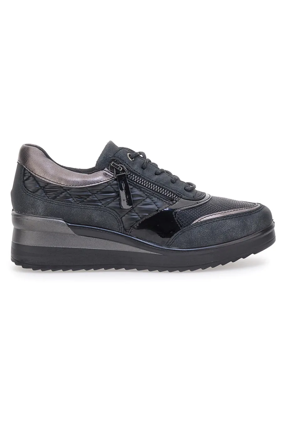 e Schnürschuhe mit Plateau 724072-MIO TEMPO