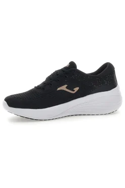 Schwarze Sneakers mit goldenen Details C Dama Lady 2501-JOMA Outlet