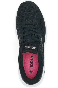 Schwarze Sneakers mit goldenen Details C Dama Lady 2501-JOMA Outlet