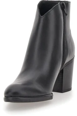e Stiefeletten aus echtem Leder mit Blockabsatz 4566400-PITTARELLO GLAM New