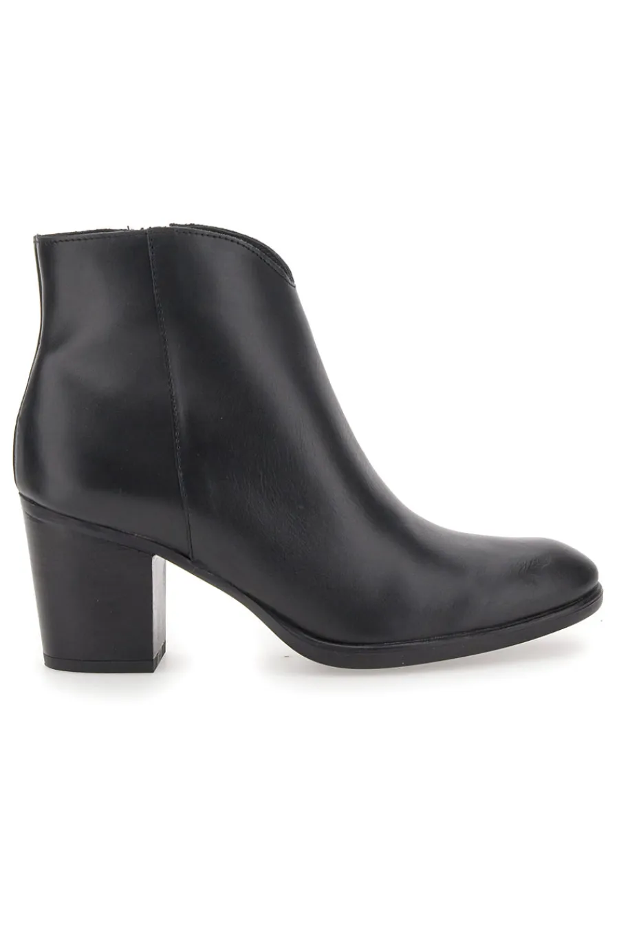 e Stiefeletten aus echtem Leder mit Blockabsatz 4566400-PITTARELLO GLAM New