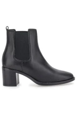 e Stiefeletten aus echtem Leder mit breitem Absatz und elastischen Einsätzen Pittarello Klasse 873240-PITTARELLO CLASS Discount