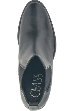 e Stiefeletten aus echtem Leder mit breitem Absatz und elastischen Einsätzen Pittarello Klasse 873240-PITTARELLO CLASS Discount