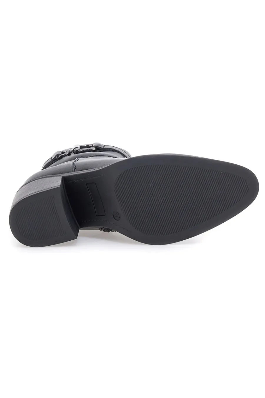 Schwarze Stiefeletten mit Absatz und Gürtel-Detail BT24186003-PITTARELLO CAPSULE Hot