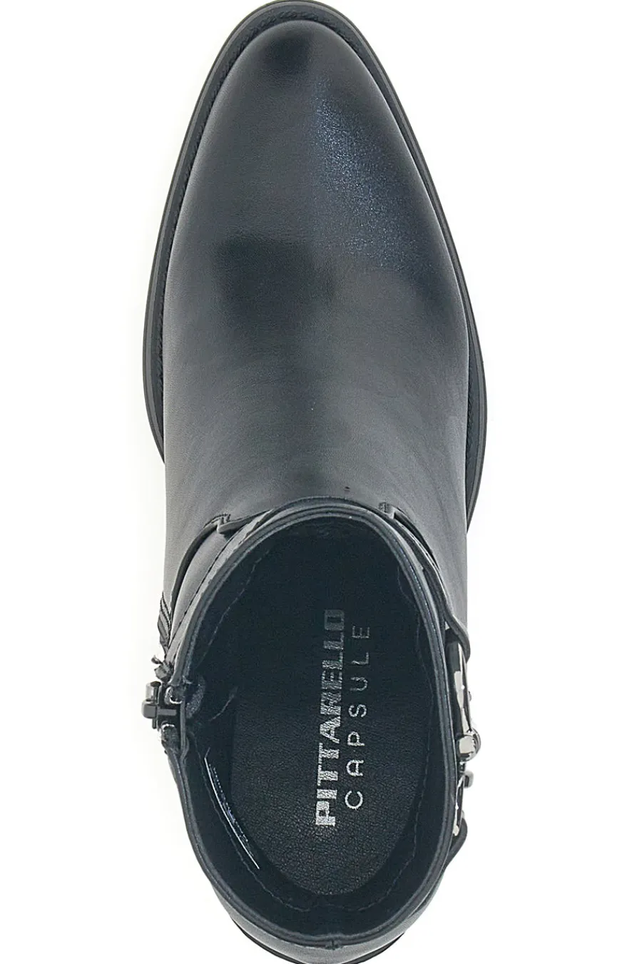 Schwarze Stiefeletten mit Absatz und Gürtel-Detail BT24186003-PITTARELLO CAPSULE Hot