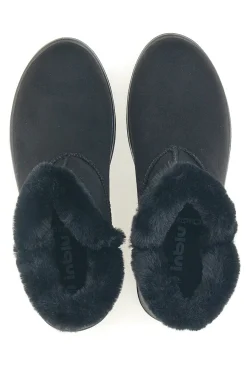 e Stiefeletten mit Fellfutter und flexibler Sohle 71 WG-INBLU