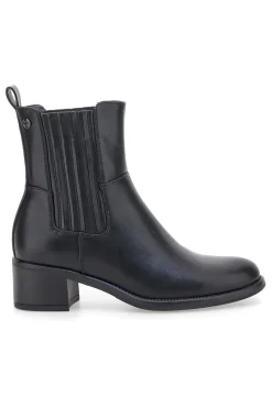 e Stiefeletten mit strukturiertem Seitenband und mittlerem Absatz -Kapsel BT251152002-PITTARELLO Best