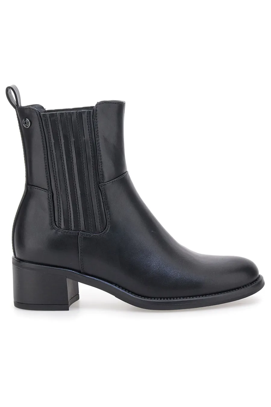 e Stiefeletten mit strukturiertem Seitenband und mittlerem Absatz -Kapsel BT251152002-PITTARELLO Best
