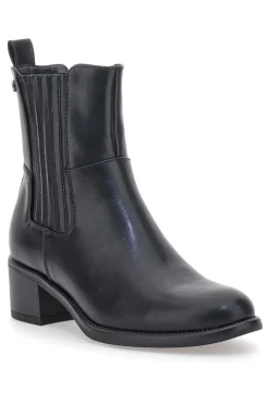 e Stiefeletten mit strukturiertem Seitenband und mittlerem Absatz -Kapsel BT251152002-PITTARELLO Best