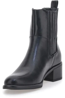 e Stiefeletten mit strukturiertem Seitenband und mittlerem Absatz -Kapsel BT251152002-PITTARELLO Best