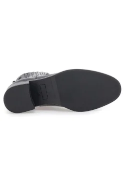 e Stiefeletten mit strukturiertem Seitenband und mittlerem Absatz -Kapsel BT251152002-PITTARELLO Best