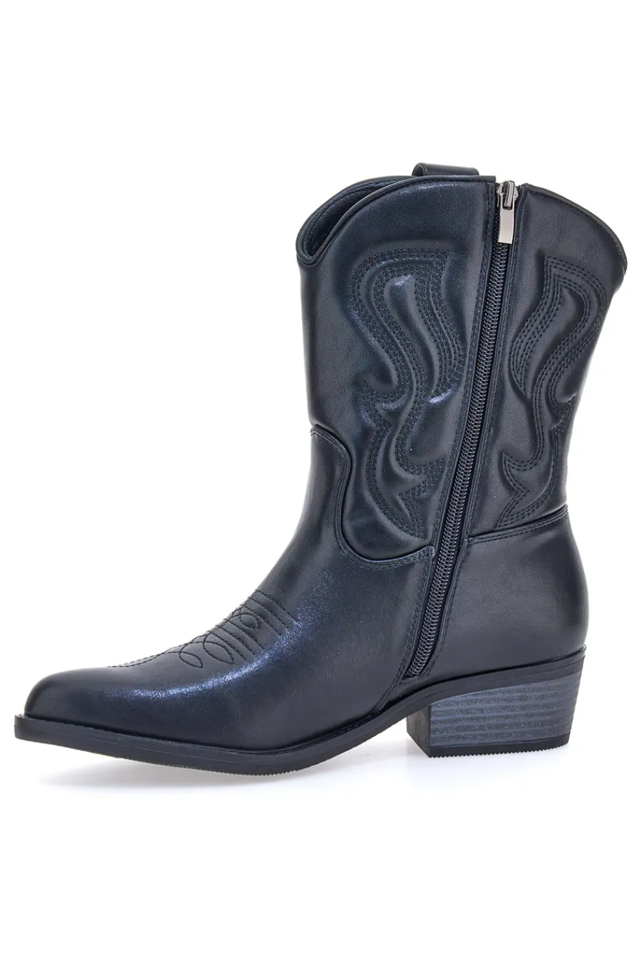 e Texaner-Stiefeletten mit Café-Stickerei kosten H52804-CAFÈ COST Best