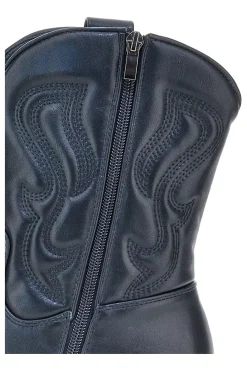 e Texaner-Stiefeletten mit Café-Stickerei kosten H52804-CAFÈ COST Best