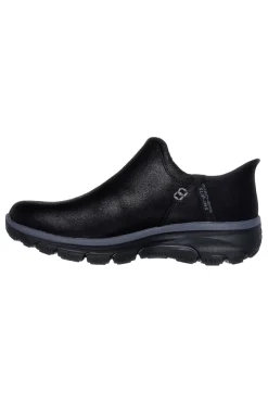 Schwarze, wasserdichte Slipper mit Memory-Schaum von Easy Going Modern Hour-SKECHERS Best
