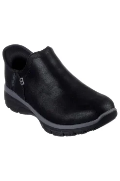 Schwarze, wasserdichte Slipper mit Memory-Schaum von Easy Going Modern Hour-SKECHERS Best