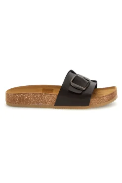 Schwarz Hausschuhe mit Schnalle 335A1100SR-PITTARELLO TIERRA