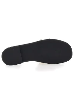 Schwarz-weiße Hausschuhe mit goldener Kette Ferrè F254-FERRE' Hot