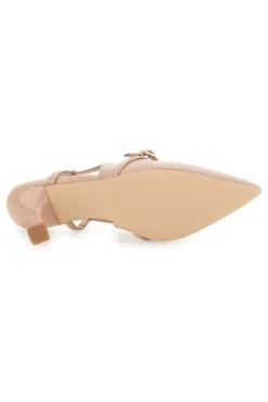 SingBack Nude Pump mit spitzem Absatz P530-FIRST LADY Discount