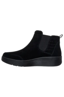 Laguna Harvest Moons Chelsea Boots aus schwarzem Leder mit Arch Fit Innensohle-SKECHERS Online