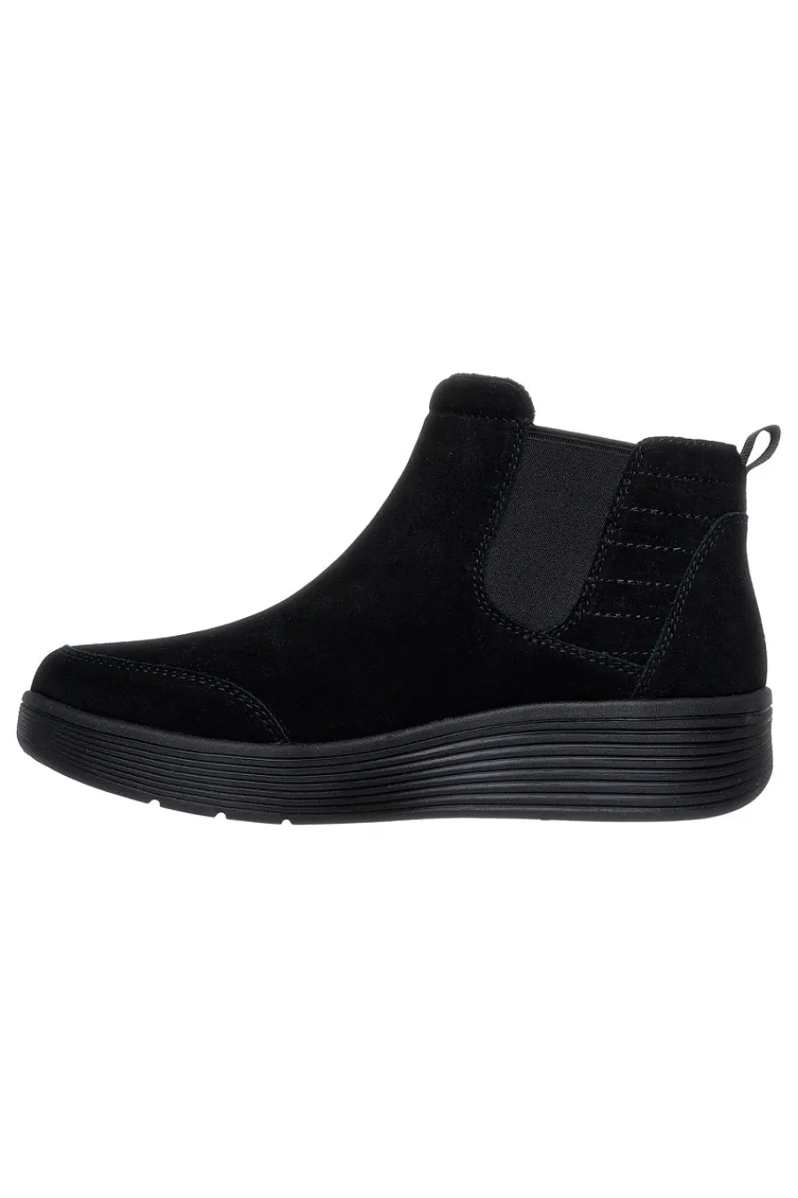 Laguna Harvest Moons Chelsea Boots aus schwarzem Leder mit Arch Fit Innensohle-SKECHERS Online