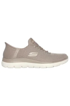 Slip-ins beige con mesh brillante Summits Classy Night-SKECHERS Hot
