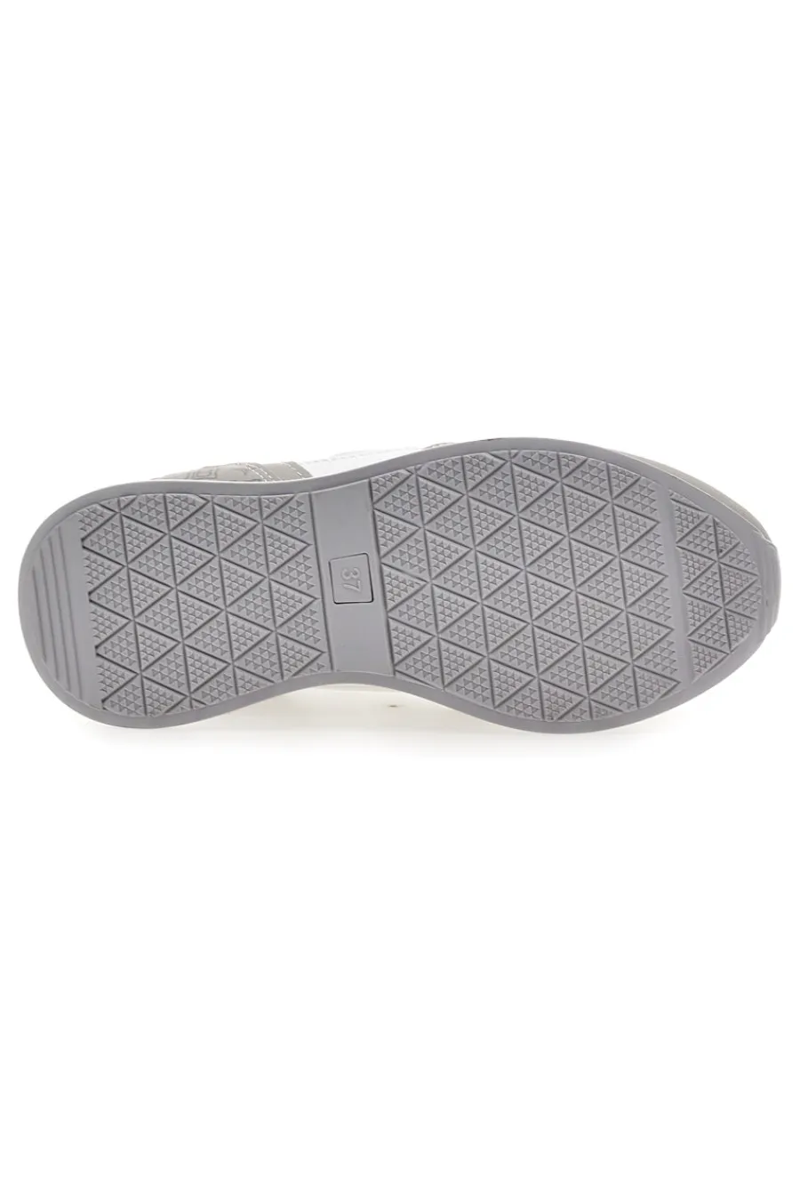 Sneaker bianca e grigia con inserti argento 9623-LAURA BIAGIOTTI Clearance
