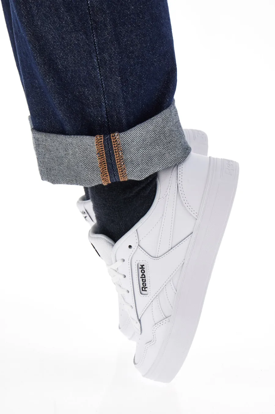 Sneaker Bianche Basse Court Advance Bold-REEBOK Discount