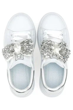 Sneaker Bianche Con Fiocco 8929-LAURA BIAGIOTTI New
