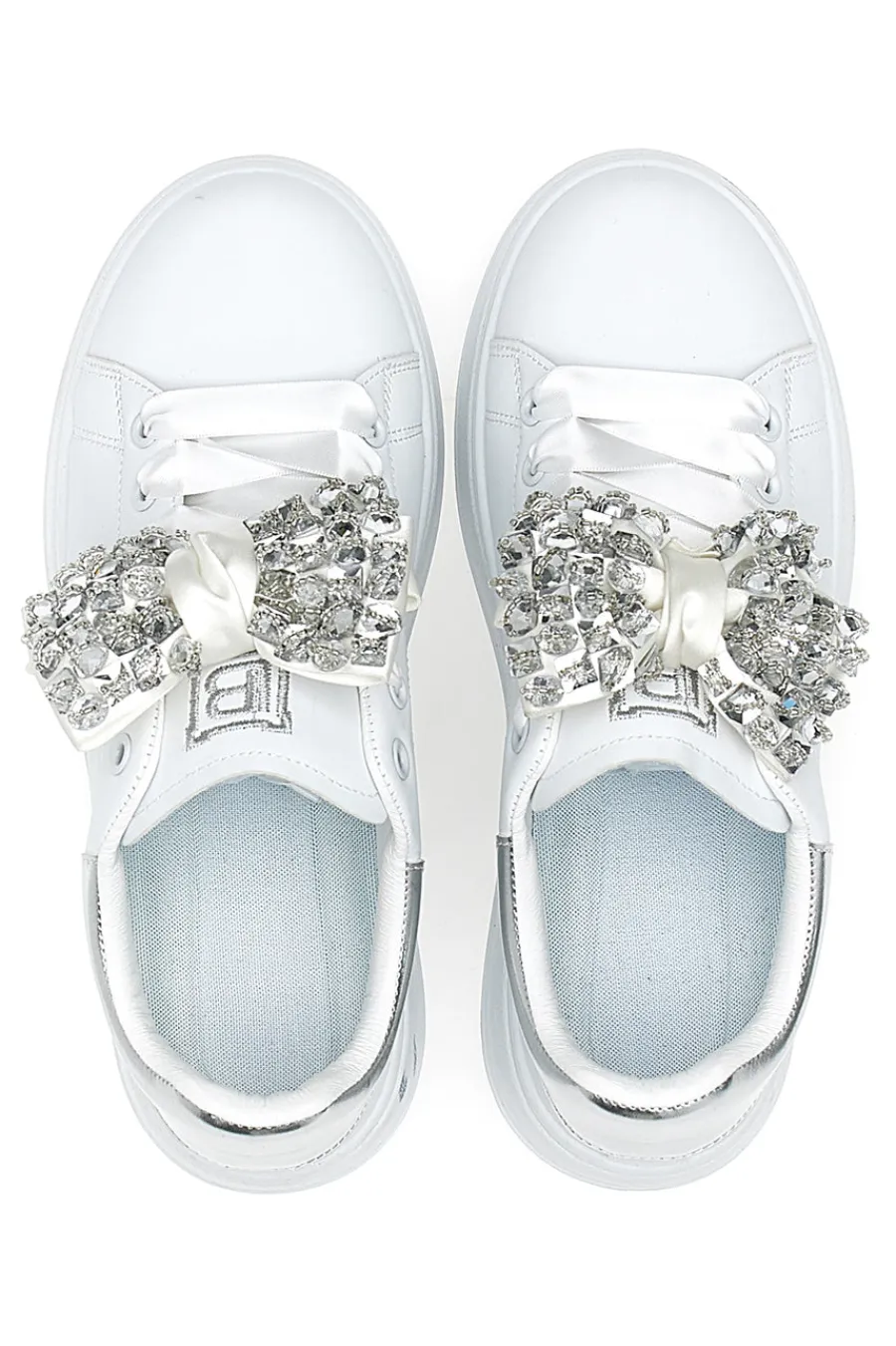 Sneaker Bianche Con Fiocco 8929-LAURA BIAGIOTTI New