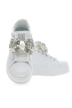 Sneaker Bianche Con Fiocco 8929-LAURA BIAGIOTTI New