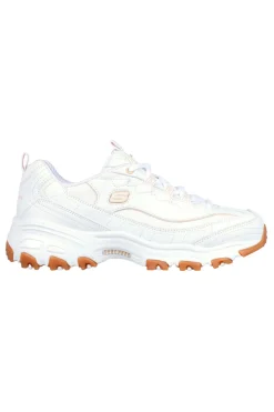 Sneaker da Donna Bianca con suola gum e Memory Foam D’Lites Good Neutral-SKECHERS Sale