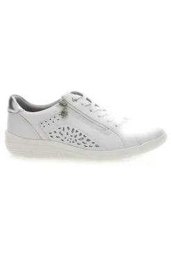 Sneaker da donna bianca traforata 67172470307F-RELIFE Outlet